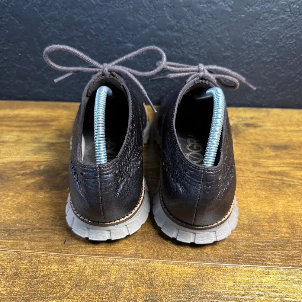 Cole Haan Zerogrand C25273 Brown Leather Wingtip Oxford‎ Mens 8M